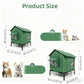 ⏳🔥LIMITED-TIME 50% OFF! ⏰🐈 All-Weather Elevated Outdoor Cat House – Waterproof Oxford Cloth, Thermal Aluminum Lining & Foldable Design 🌧️