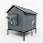 ⏳🔥LIMITED-TIME 50% OFF! ⏰🐈 All-Weather Elevated Outdoor Cat House – Waterproof Oxford Cloth, Thermal Aluminum Lining & Foldable Design 🌧️