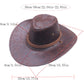 🤠 60% RABATT NU! 🌵 Vintage Cowboyhatt med Bred Brätte & Justerbar Rem – Klassisk Westernstil för Äventyr & Sol ✨