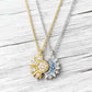 💖 50% RABATT NU! 🌞 Sol & måne hängsmycke set – Ihopkopplbart & tvåfärgat – Bergkristall, perfekt för par & bästisar – symbolisk och stilren ✨🌙