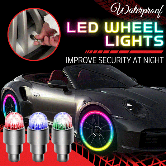 🔥🎁Nyhet 50 % RABATT🔥Vattentäta LED-däckventillys🎉Köp mer – spara ännu mer!