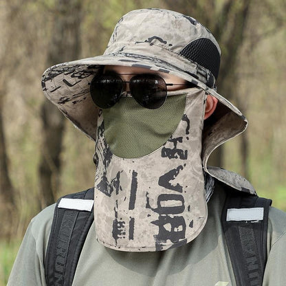 Unisex vikbar hink hatt för solskydd