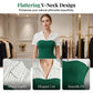 Elegant randig kavaj-t-shirt och palazzobyxor – 2-delssvit