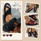 👡 50% RABATT! ✨ Damernas Stiliga Crossband Slide Sandaler – Mjuka, sköna & perfekta för sommarens lata dagar och strandpromenader 🌊
