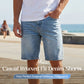 🔥50% RABATT!👖Jeansshorts för män i avslappnad passform☀️