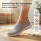 👟 50% RABATT NU! 🍃 Dam Andningsbara Mesh Slip-Ons – Halksäker Massage Sula & Ultralätt – Stötdämpande & Flexibel 💨