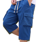 Herr Casual Capri Cargo Shorts med dragsko i midjan⏳Begränsad tid – 50% rabatt