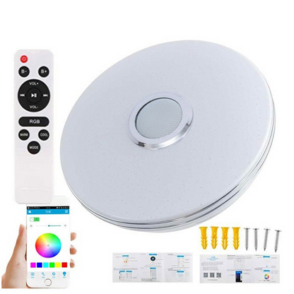 Smart LED-musiktaklampa med Bluetooth-högtalare⏳Begränsad tid – 50% rabatt