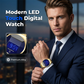 🏆 SISTA DAGEN REA 45% RABATT 🔥 Modern digital klocka med LED-pekskärm för herrar