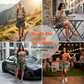 🩳 50% RABATT NU! 🔥 Dam camouflage cargo shorts med fickor – Resår i midjan & utility-fickor – Andningsbar streetwear i urban stil 🌿