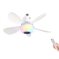 📢📢 50 % rabatt! Säg adjö till värmen – alla använder den här: en tre-i-ett-takfläkt med LED, RGB och Bluetooth