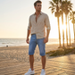 🩳 50% RABATT NU! ⏰ Herrshorts i lätt denim för sommaren – Andningsbar, avslappnad & perfekt för varma dagar – Snygg och bekväm passform 🌞