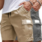 ⏳Begränsad tid – 50% rabatt✨ Köp 1 få 1 GRATIS🎁Mäns Casual Cargo Shorts med elastisk midja