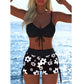 🩱 BEGRÄNSAT ERBJUDANDE: 50% RABATT! ✨ Dam Bikini Set – Snörning i Toppen, Boyshorts, Flera Stilar 🏖️