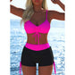 🩱 BEGRÄNSAT ERBJUDANDE: 50% RABATT! ✨ Dam Bikini Set – Snörning i Toppen, Boyshorts, Flera Stilar 🏖️