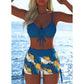 🩱 BEGRÄNSAT ERBJUDANDE: 50% RABATT! ✨ Dam Bikini Set – Snörning i Toppen, Boyshorts, Flera Stilar 🏖️