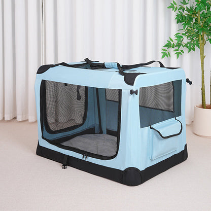 🐕 50% RABATT NU! 🎒 Portabelt Vikbart Mjukt Husdjursbur för Resor & Hem – Lättvikt, andningsbart nät & hopfällbart – säkert och bekvämt för katter eller små hundar på språng 🐈