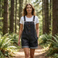 👖 50 % RABATT NU! ✨ Retro enfärgad overall – justerbara axelband, stora fickor & avslappnad passform – perfekt sommar-casual essential ☀️