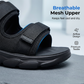 ⏰ BARA UNDER BEGRÄNSAD TID - 60% RABATT! 🏃 Herrs sandaler med justerbara dubbla remmar – Andningsbart nät, skön dämpning och säkert grepp ✨