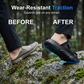 ⏰ BARA UNDER BEGRÄNSAD TID - 60% RABATT! 🏃 Herrs sandaler med justerbara dubbla remmar – Andningsbart nät, skön dämpning och säkert grepp ✨