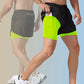 💪 50 % RABATT NU! 🏃‍♂️ Tvådelat set för män med sportlinne och lösa shorts – Snabbtorkande, andningsbart och lätt – perfekt för gymmet, löpning eller varmt väder 🔥