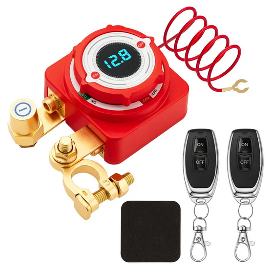 ⏳Begränsad tid – 57% rabatt⏰12V/24V Batterifrånskiljare med fjärrkontroll – automatiskt skydd mot urladdning, ultralåg förbrukning & läckagevarning 🔋🛡️