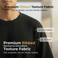 👕60% RABATT på utvalda produkter🎉👖 Avslappnat ribbad lounge-set för män