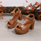 👡 BEGRÄNSAD TID 55% RABATT! ✨ Dam Klumpklack Platförm Sandaler – Stabila, Stoppade, Sommar 🌞