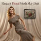 👗 BEGRÄNSAD TID – 50 % RABATT! ✨ Damset med bar axel, topp och kjol – Broderad, fisksvansformad och elegant