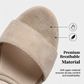 👡 50% RABATT! ☀️ Sandaler med kilklack för damer – Bekväma, stadiga & snygga – perfekta för sommarklänningar, shorts eller en dag på stan – dämpad sula för långa promenader 🌸