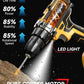 🔥 70% RABATT på utvalda produkter🎉Sladdlös skruvdragare 21V, batteriborrset, sladdlös borrmaskin med 45Nm vridmoment, 25 + 3 momentinställningar, 2 hastigheter, 2 batterier, LED-ljus, 10 mm borrchuck, gör-det-själv borr för hemmet