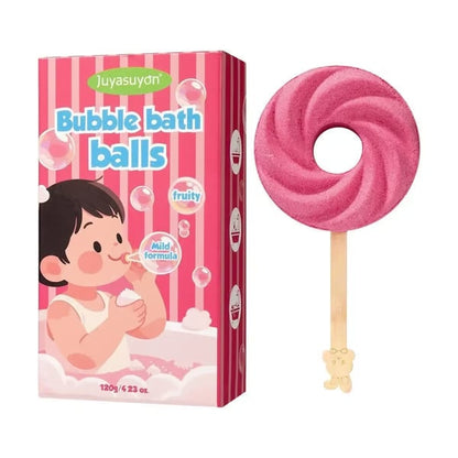 🎁Stor rea! Köp nu och spara mycket pengar✨ Köp 1 få 1 GRATIS🍭Återanvändbar söt Lollipop-badbomb, färgglad bubbelboll för roligt bad