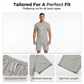 ⏳Begränsad tid – 60% rabatt⏰Herr T-shirt- och shortsset med Faith-tryck
