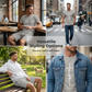 ⏳Begränsad tid – 60% rabatt⏰Herr T-shirt- och shortsset med Faith-tryck