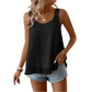 👚 55% RABATT NU!🎀 Elegant prickig spets topp – Andningsbar chiffong & Lös passform – Sommar Essential 🌸