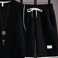 ⏳Begränsad tid – 50% rabatt⏰Minimalistisk linne- och shortsset för herr 🌿 Rena linjer, mjuk känsla – ledig stil hela sommaren ☀️