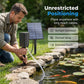 🔥 60% RABATT 🐟 Solcellsdriven dammluftare med inbyggd luftpump ☀️ Syresätt vattnet effektivt – utan elkostnader 🌿