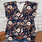 👚 55 % RABATT NU! 🌸 Dam V-ringad blommig knappskjorta – lätt & luftig, avslappnad passform, perfekt för jobb, helg & varma dagar ✨