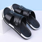 👞 50% RABATT! 💫 Herr konstläder slip-on sandaler – Andningsbar mesh & halksäker sula – Bekväm passform, perfekta för sommar, strand eller vardagspromenader 🏖️