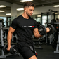 ✨ Sommarerbjudande: 50 % RABATT! ✨ 👕 2-delat set med tryckt topp och shorts för herrar