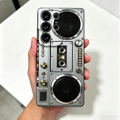 🔥 50% RABATT på utvalda produkter🎉Skyddande mobilskal med 3D-kassettbanddesign