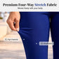 👖50 % RABATT! ✨Mageformande stretchiga capribyxor – hög midja, 4-vägsstretch, eleganta detaljer 🌼