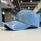 🧢 BEGRÄNSAD TID: 50% RABATT! ✨ Graffiti-basebollkeps med texten "Never Give Up", Sliten look, Andningsbar 🎨