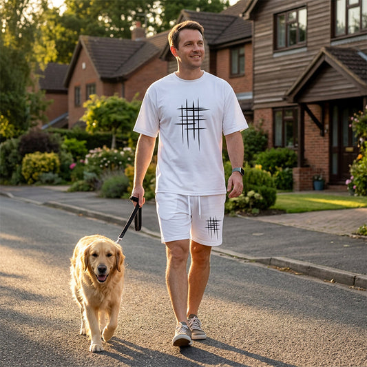 📢📢 50% RABATT !! ⏰ 2-delars set med T-shirt och shorts för herr – Mjukt och andasbart – Avslappnad passform, perfekt för lata sommardagar eller strandhäng – Lättmatchad stil ☀️