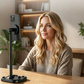 Magnetic Overhead Phone Stand – 360° Rotation, Height Adjustable for Cooking & Crafting Videos