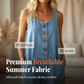 👗 50% RABATT NU! 👖 Casual Jumpsuit med Vida Ben – Fickor & Vintageknappar – Perfekt för Sommar & Vardag – Andningsbar & Bekväm ☀️