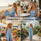 👗 50% RABATT NU! 👖 Casual Jumpsuit med Vida Ben – Fickor & Vintageknappar – Perfekt för Sommar & Vardag – Andningsbar & Bekväm ☀️