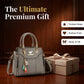 👜 50% RABATT NU! ✨ Elegant Dam Top Handle Handväska – Vävd Frontpanel, Tofscharmer & Utbyggbara Sidodragkedjor – Professionell & Polerad 💼
