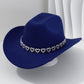 ✨ 50% RABATT NU! 🤠 Kvinnors Rhinestone Hjärta Cowboyhatt – Gnistrande French Jazz Fedora & Premium Strukturerad Silhuett – Elegant, Glamorös & Festivalredo 🎪