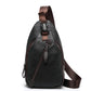🎒 50% RABATT NU! 🧳 Herr PU Läder Chest Bag – Lättvikt, Organiserad & 3-i-1 Stil – Bär Som Bröstväska, Axelväska Eller Handväska 🔥